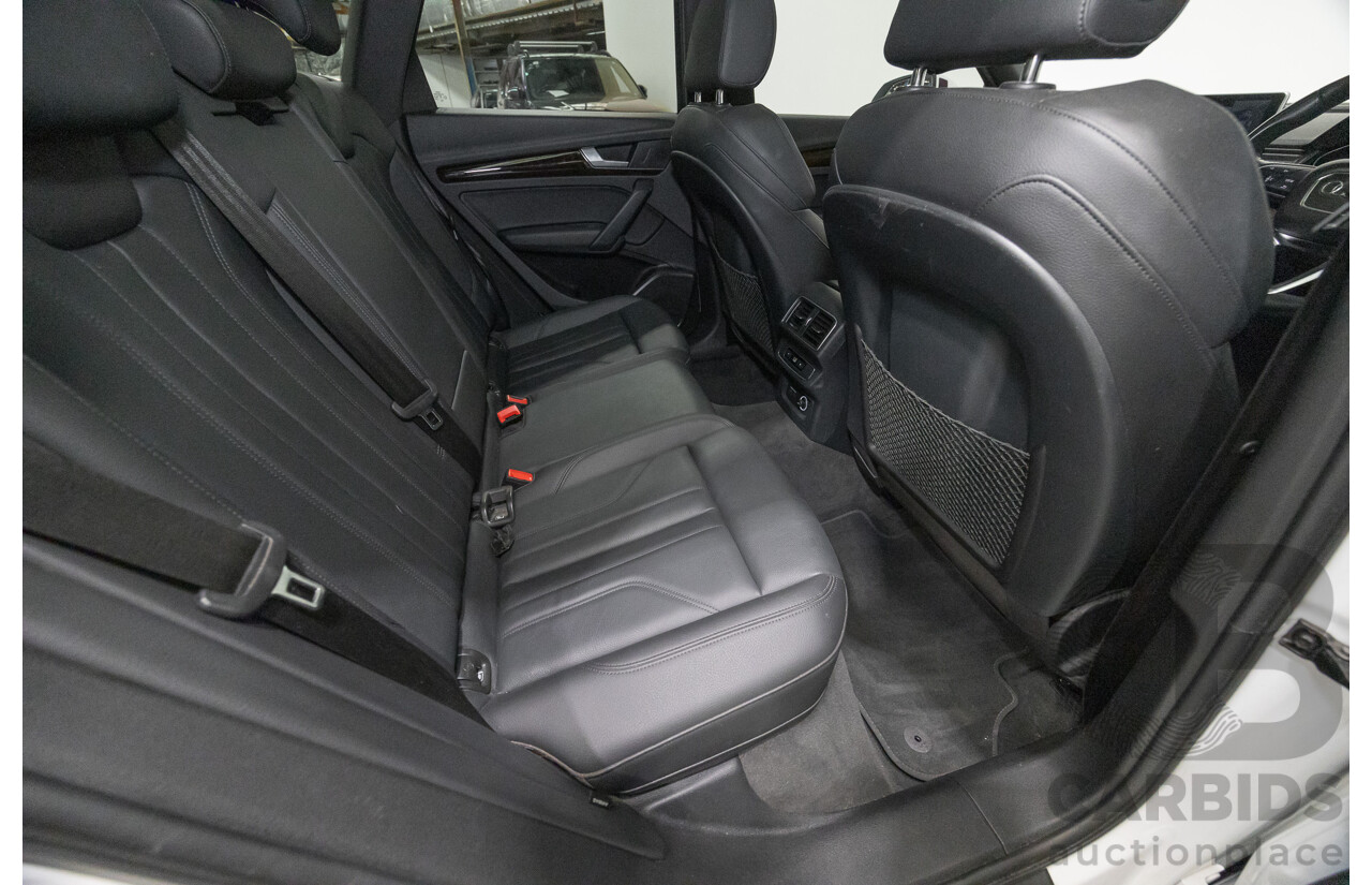 2/2019 Audi Q5 50 TDI Quattro Sport (AWD) FY MY19 4d Wagon Ibis White Turbo Diesel V6 3.0L