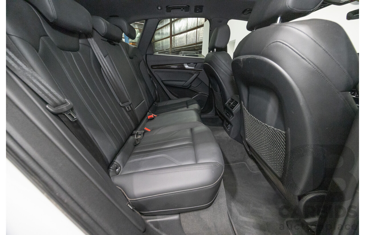 2/2019 Audi Q5 50 TDI Quattro Sport (AWD) FY MY19 4d Wagon Ibis White Turbo Diesel V6 3.0L