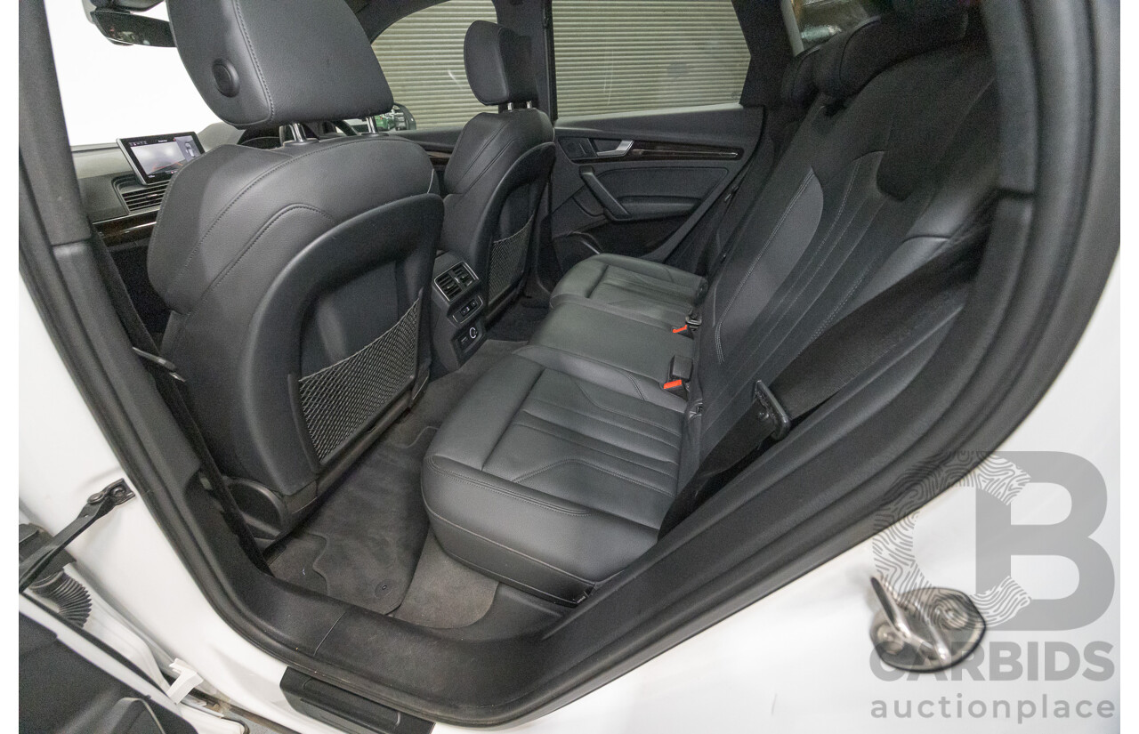 2/2019 Audi Q5 50 TDI Quattro Sport (AWD) FY MY19 4d Wagon Ibis White Turbo Diesel V6 3.0L