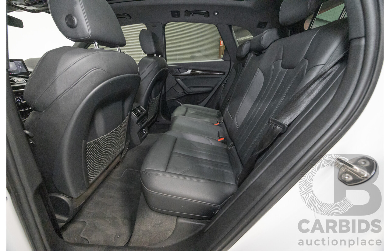 2/2019 Audi Q5 50 TDI Quattro Sport (AWD) FY MY19 4d Wagon Ibis White Turbo Diesel V6 3.0L