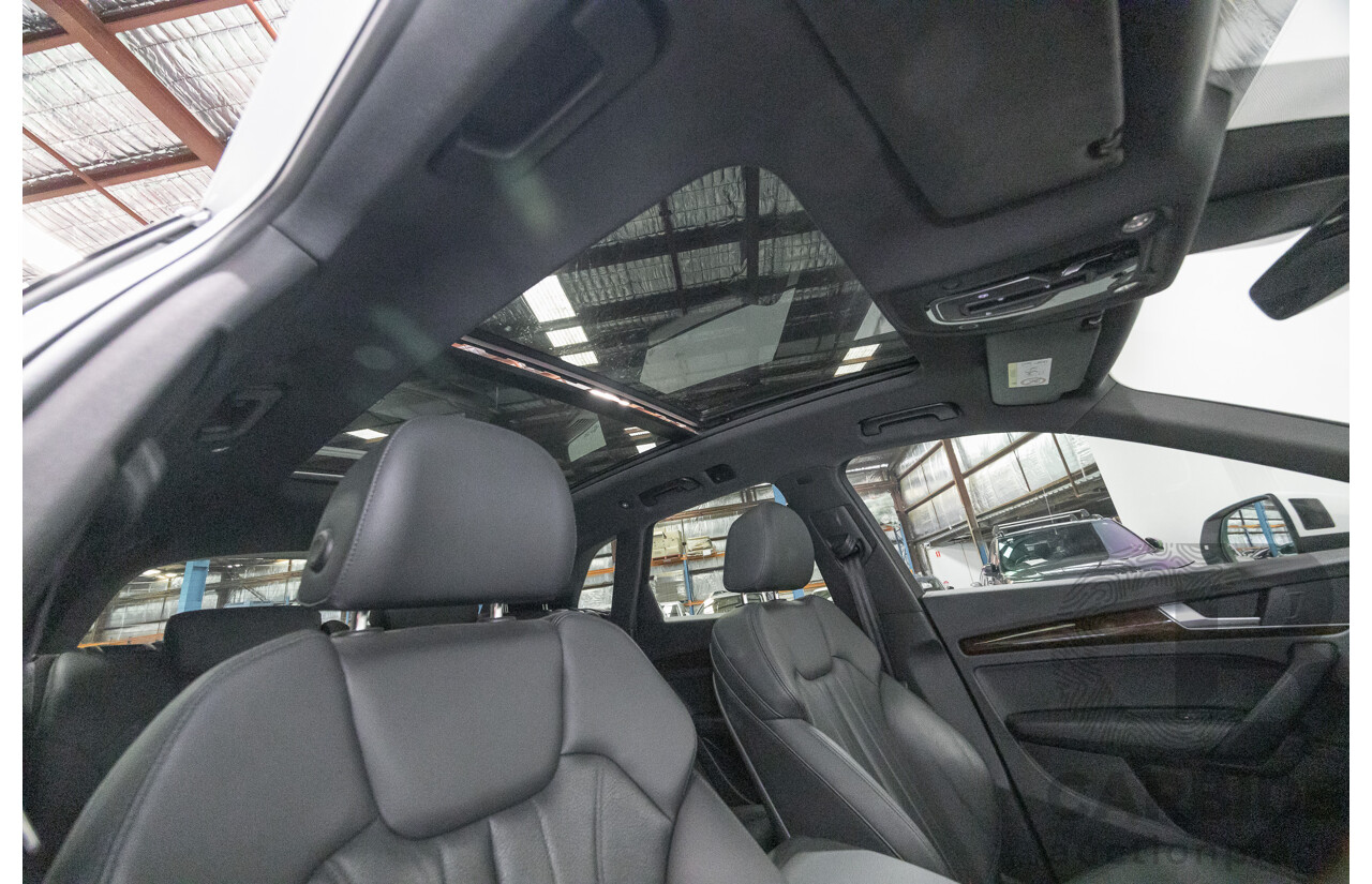 2/2019 Audi Q5 50 TDI Quattro Sport (AWD) FY MY19 4d Wagon Ibis White Turbo Diesel V6 3.0L