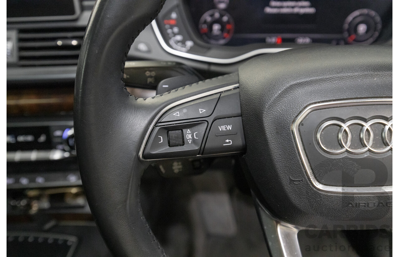 2/2019 Audi Q5 50 TDI Quattro Sport (AWD) FY MY19 4d Wagon Ibis White Turbo Diesel V6 3.0L