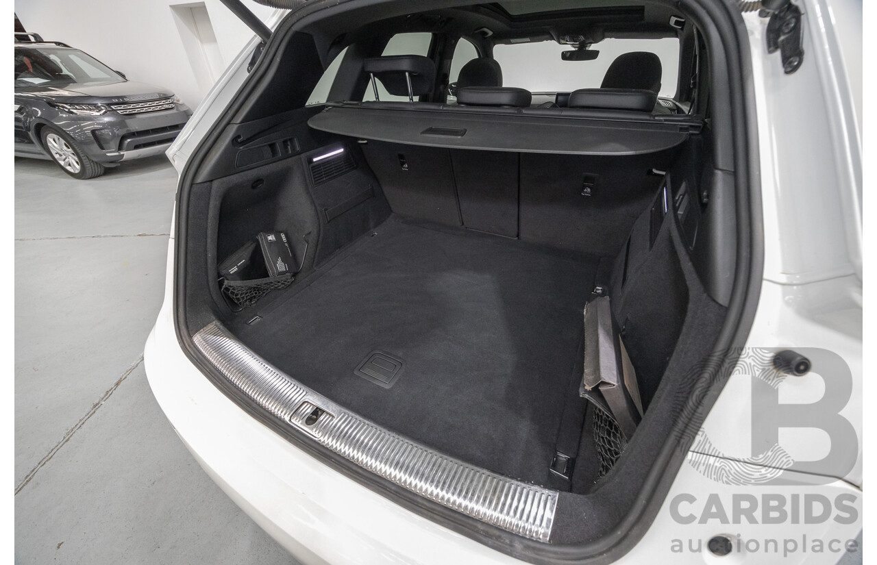 2/2019 Audi Q5 50 TDI Quattro Sport (AWD) FY MY19 4d Wagon Ibis White Turbo Diesel V6 3.0L