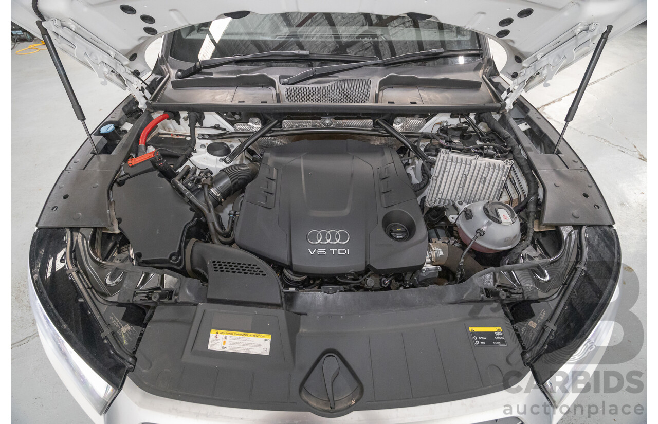 2/2019 Audi Q5 50 TDI Quattro Sport (AWD) FY MY19 4d Wagon Ibis White Turbo Diesel V6 3.0L