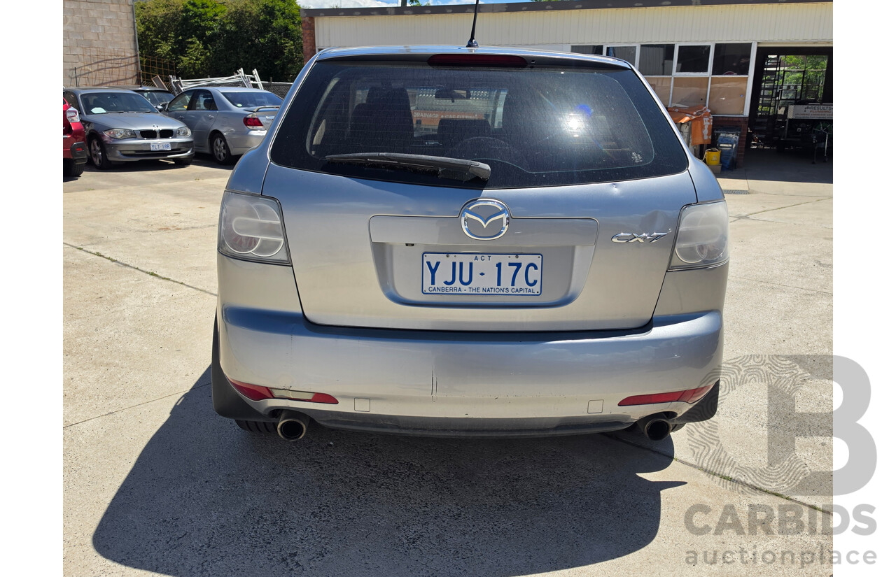 10/2010 Mazda CX-7 Luxury Sports (4x4) ER MY10 4d Wagon Silver Turbo 2.3L