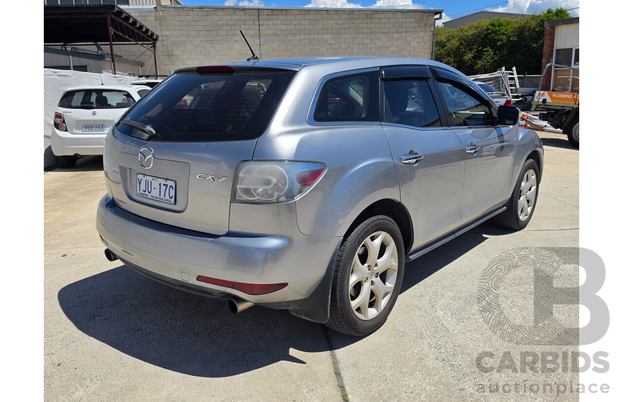 10/2010 Mazda CX-7 Luxury Sports (4x4) ER MY10 4d Wagon Silver Turbo 2.3L