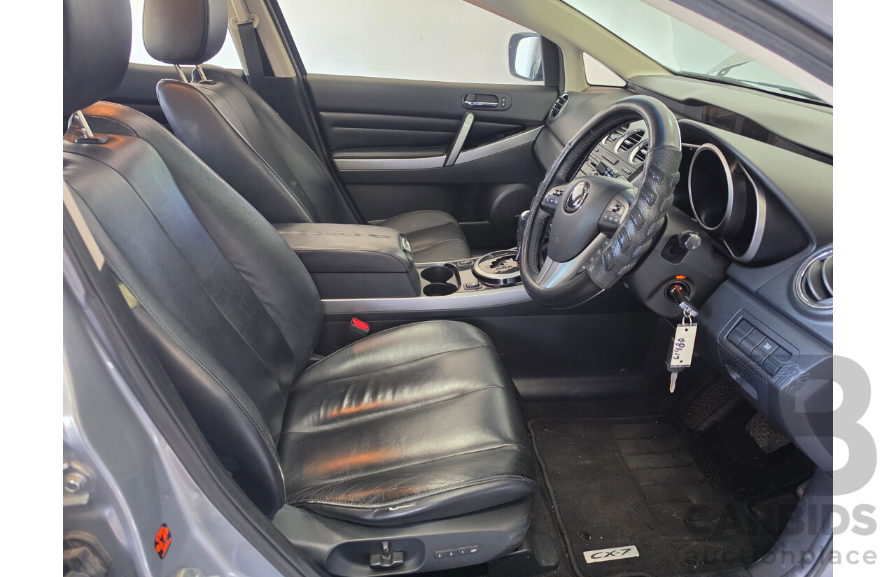 10/2010 Mazda CX-7 Luxury Sports (4x4) ER MY10 4d Wagon Silver Turbo 2.3L