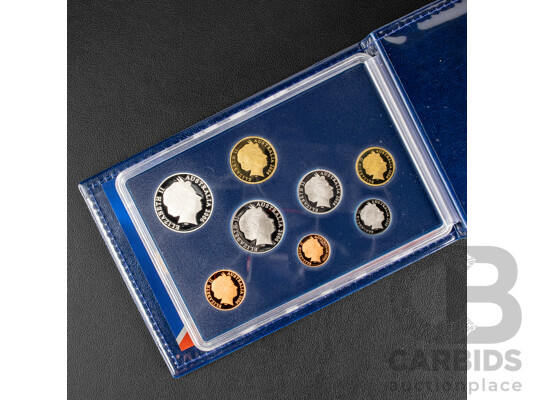 Australian RAM 2006 Eight Proof Coin Set, Forty Years of Decimal Currency Including Round Silver Fifty Cent Coin .800