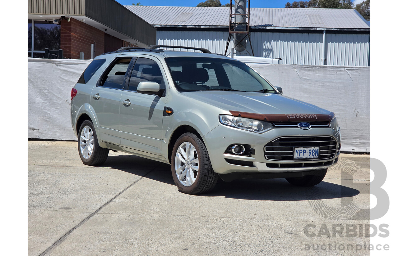 12/2011 Ford Territory TS (rwd) SY MKII 4d Wagon Silver 4.0L - 7 Seats