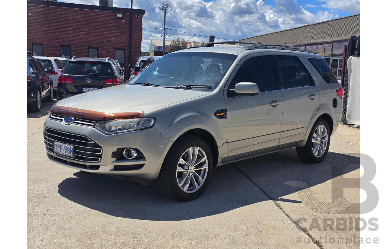 12/2011 Ford Territory TS (rwd) SY MKII 4d Wagon Silver 4.0L - 7 Seats