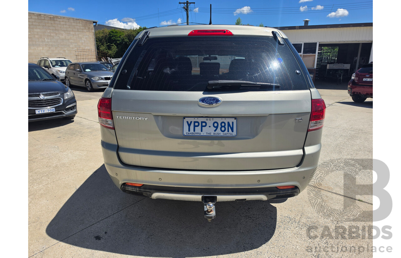12/2011 Ford Territory TS (rwd) SY MKII 4d Wagon Silver 4.0L - 7 Seats