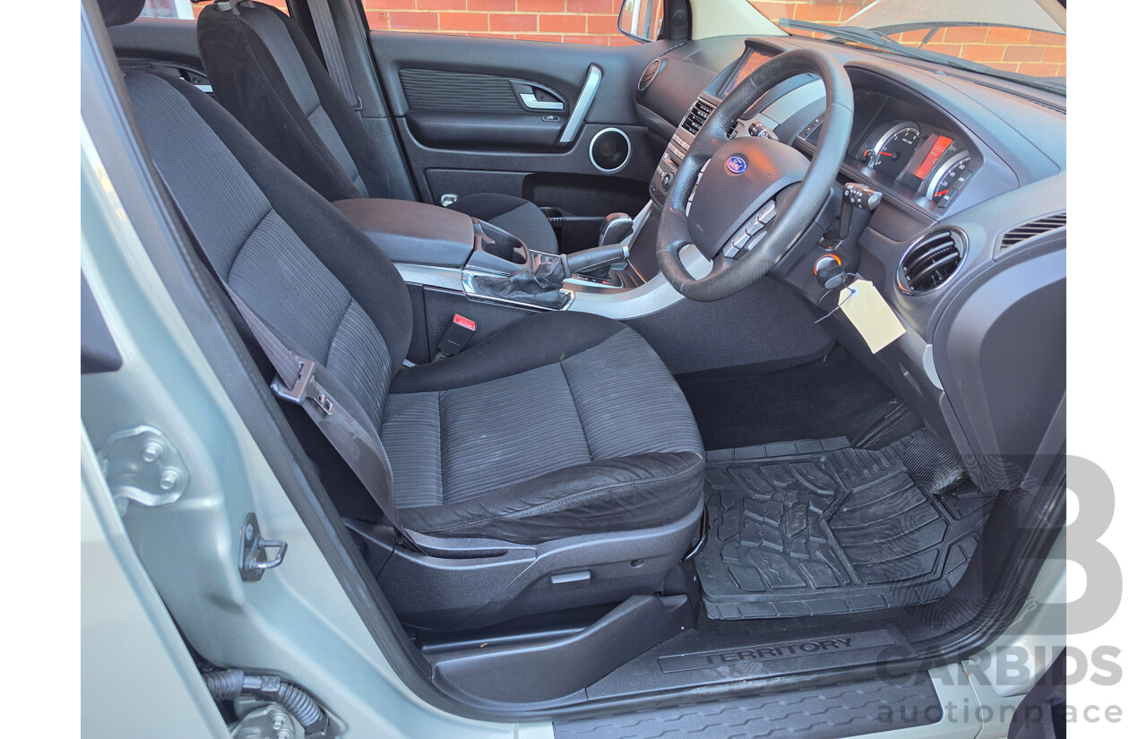 12/2011 Ford Territory TS (rwd) SY MKII 4d Wagon Silver 4.0L - 7 Seats
