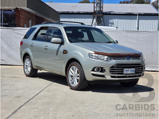 12/2011 Ford Territory TS (rwd) SY MKII 4d Wagon Silver 4.0L - 7 Seats