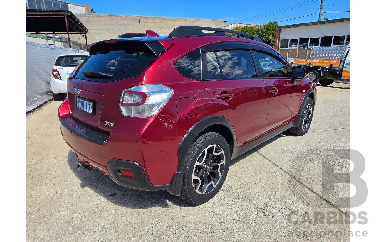 03/2016 Subaru XV 2.0i (AWD) MY16 4D Wagon Red 2.0L
