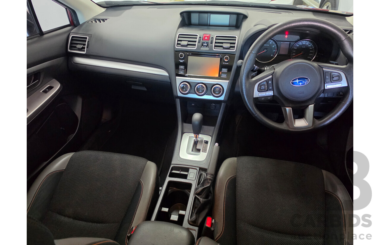 03/2016 Subaru XV 2.0i (AWD) MY16 4D Wagon Red 2.0L