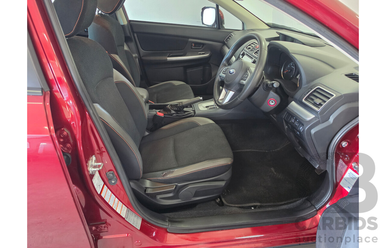 03/2016 Subaru XV 2.0i (AWD) MY16 4D Wagon Red 2.0L