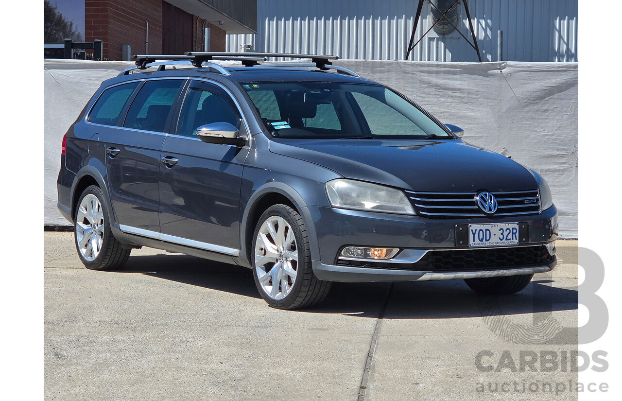 11/2012 Volkswagen Passat Alltrack (AWD) 3C MY13 4d Wagon Grey Turbo Diesel 2.0L