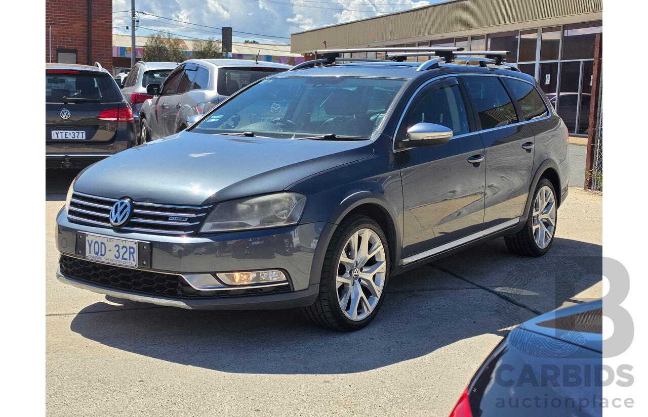 11/2012 Volkswagen Passat Alltrack (AWD) 3C MY13 4d Wagon Grey Turbo Diesel 2.0L