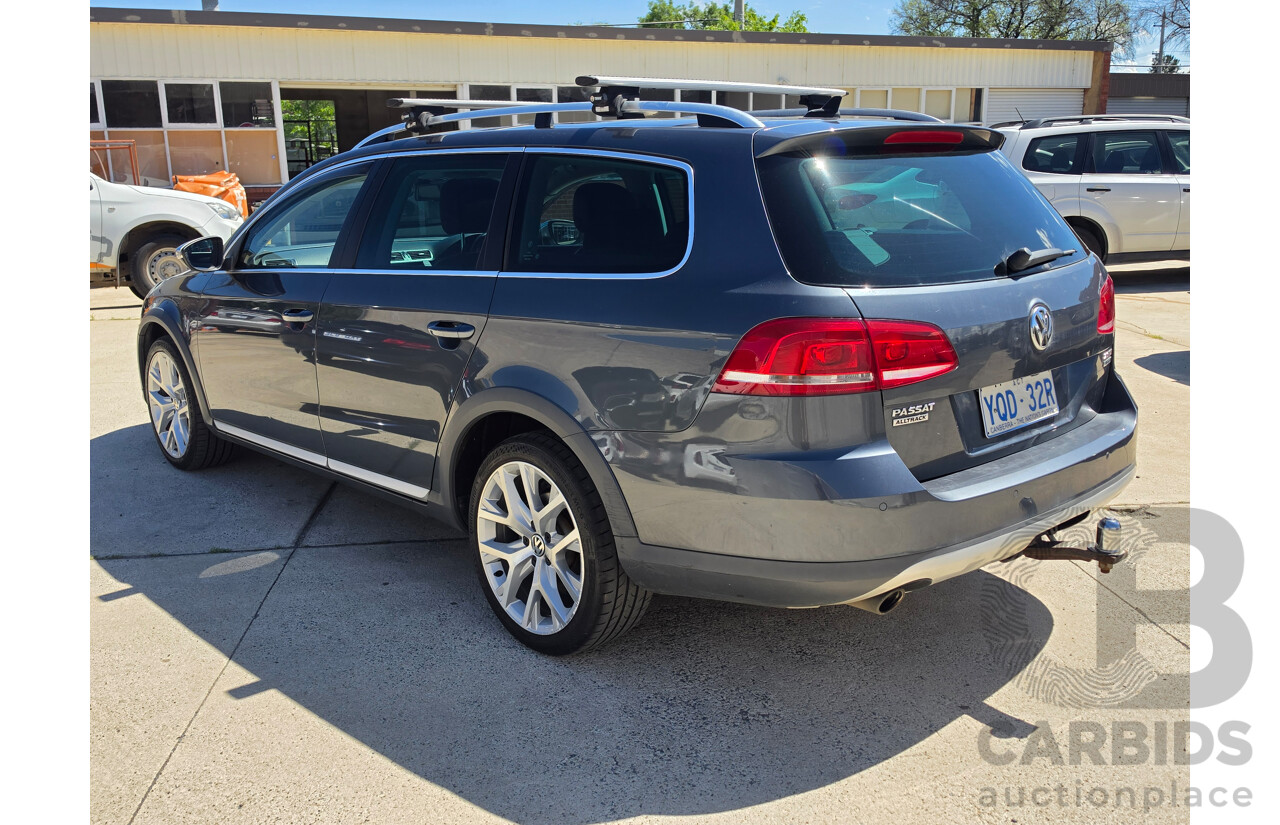 11/2012 Volkswagen Passat Alltrack (AWD) 3C MY13 4d Wagon Grey Turbo Diesel 2.0L