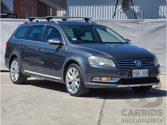 11/2012 Volkswagen Passat Alltrack (AWD) 3C MY13 4d Wagon Grey Turbo Diesel 2.0L