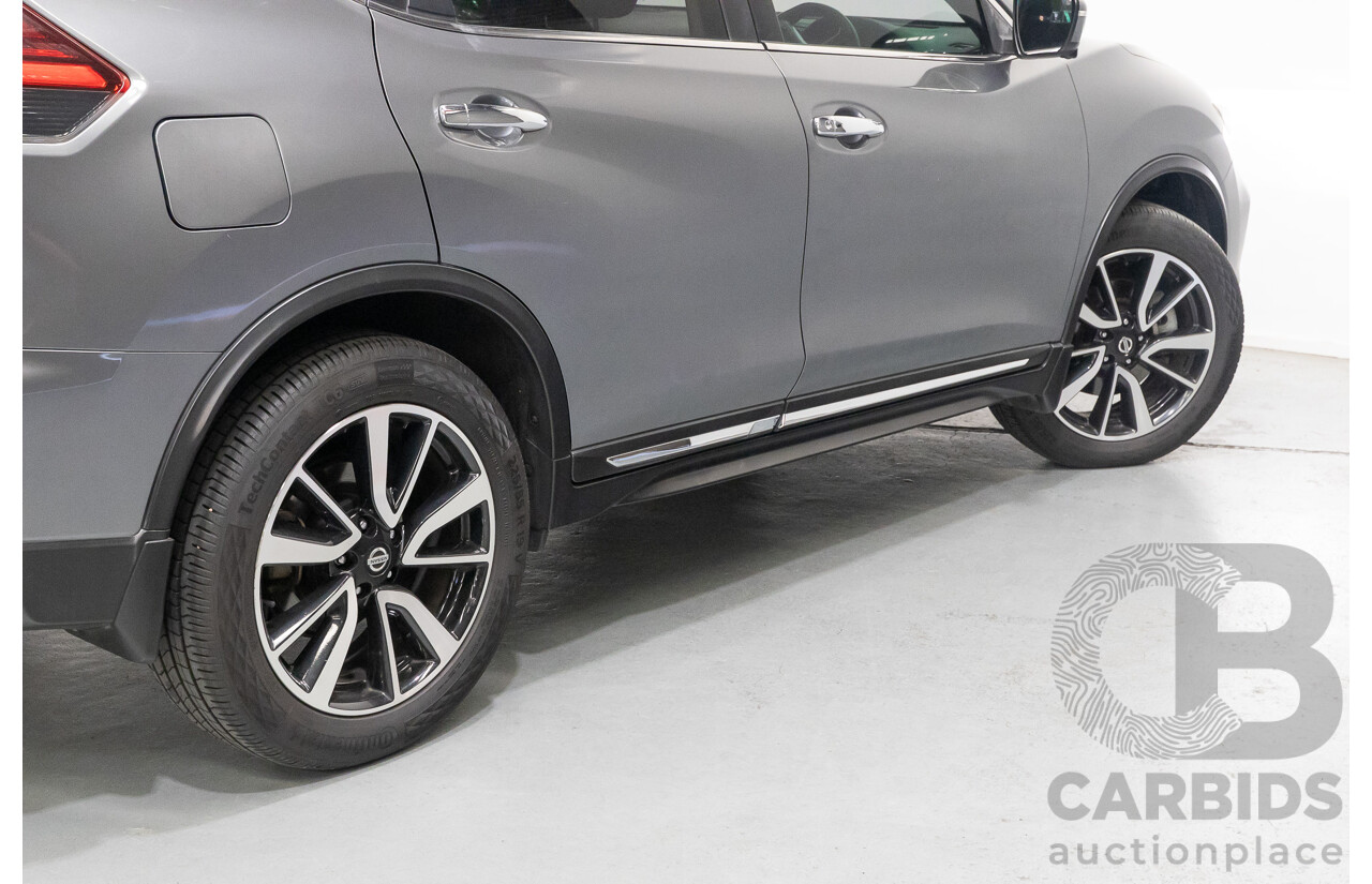 9/2017 Nissan X-Trail TL (4WD) T32 Series 2 4d Wagon Gun Metallic Turbo Diesel 2.0L
