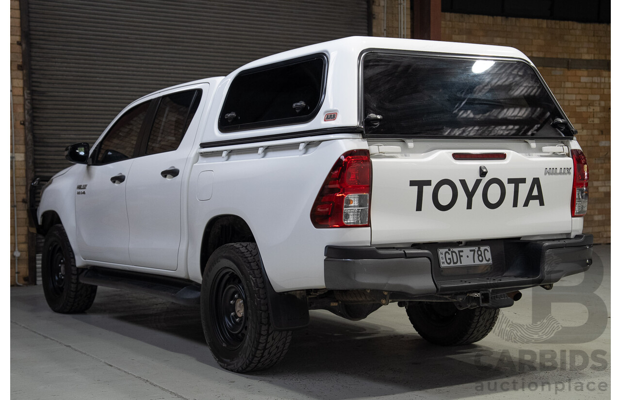 04/2022 Toyota Hilux SR (4x4) GUN126R Double Cab P/Up White 2.8L