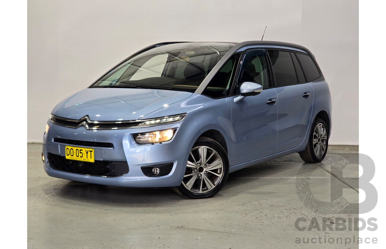 02/2015 Citroen Grand C4 Picasso Exclusive B7 MY15 4d Wagon Teles Blue Turbo Diesel 2.0L - 7 Seater