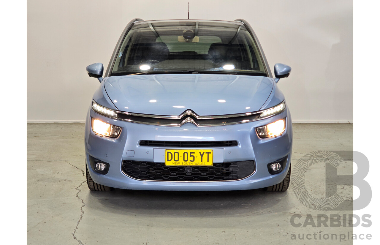 02/2015 Citroen Grand C4 Picasso Exclusive B7 MY15 4d Wagon Teles Blue Turbo Diesel 2.0L - 7 Seater