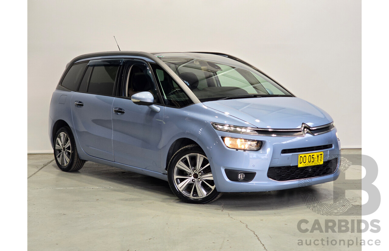 02/2015 Citroen Grand C4 Picasso Exclusive B7 MY15 4d Wagon Teles Blue Turbo Diesel 2.0L - 7 Seater
