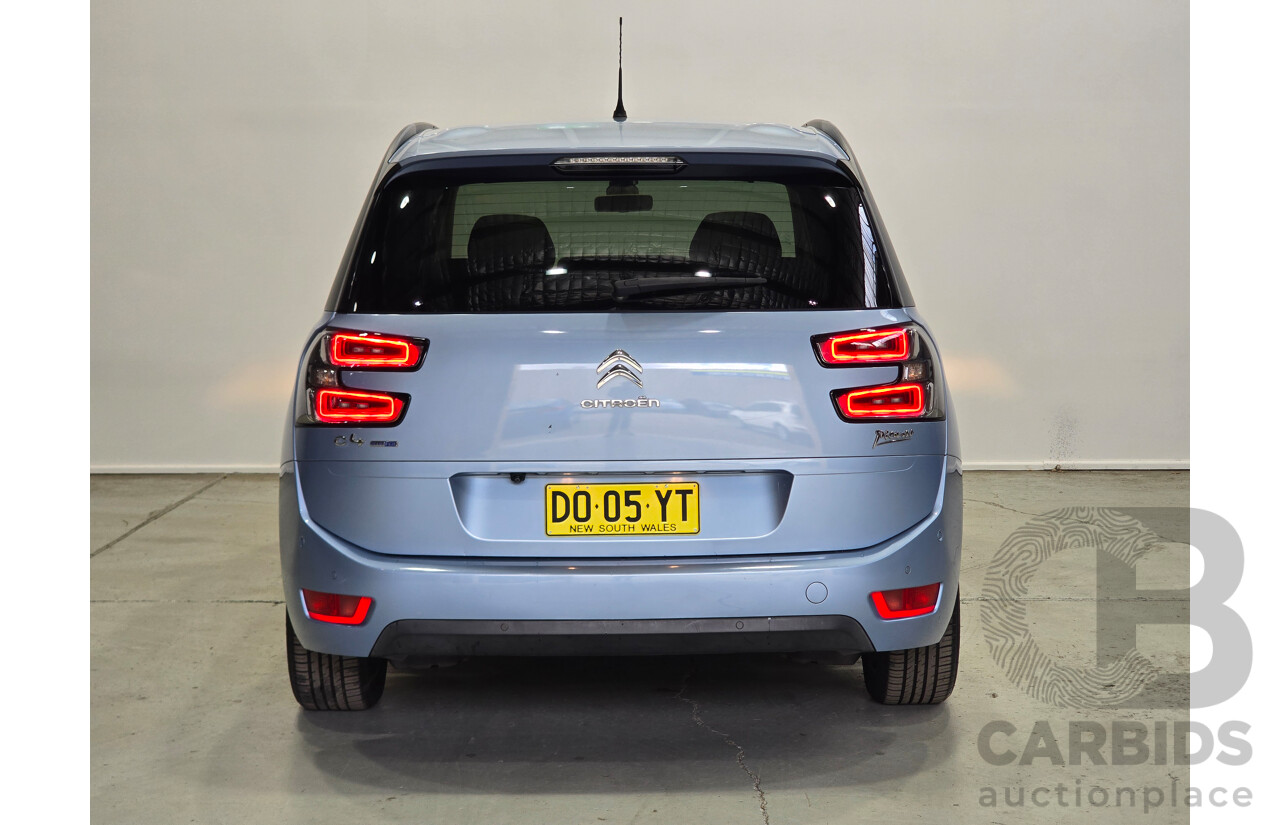 02/2015 Citroen Grand C4 Picasso Exclusive B7 MY15 4d Wagon Teles Blue Turbo Diesel 2.0L - 7 Seater