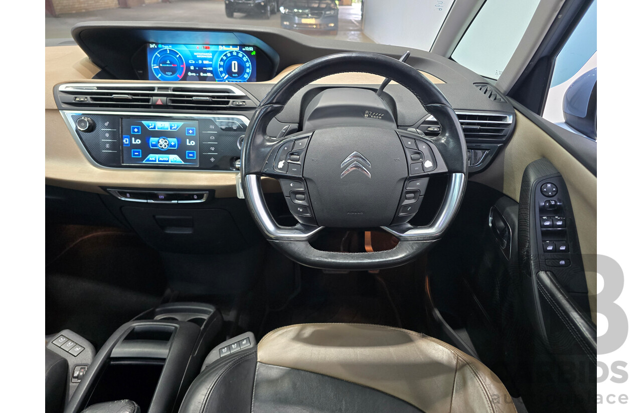 02/2015 Citroen Grand C4 Picasso Exclusive B7 MY15 4d Wagon Teles Blue Turbo Diesel 2.0L - 7 Seater