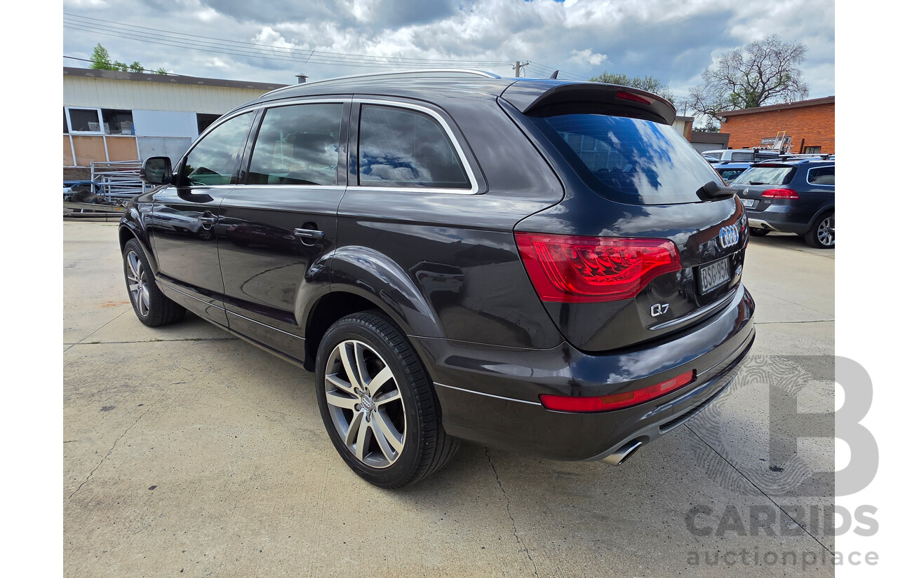 08/2010 Audi Q7 3.0 TDI Quattro S-Line MY10 upgrade 4d Wagon Lava Grey Metallic Turbo Diesel 3.0L - 7 Seater