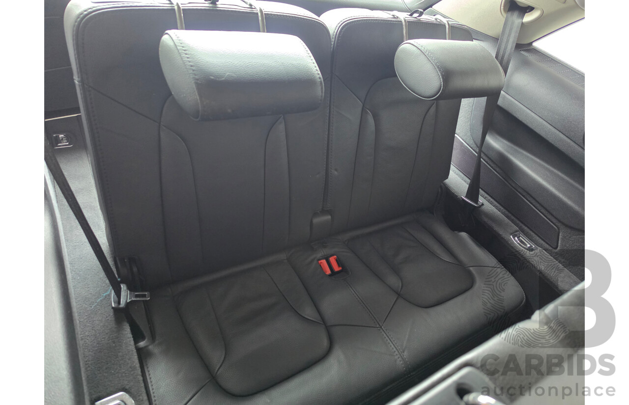 08/2010 Audi Q7 3.0 TDI Quattro S-Line MY10 upgrade 4d Wagon Lava Grey Metallic Turbo Diesel 3.0L - 7 Seater
