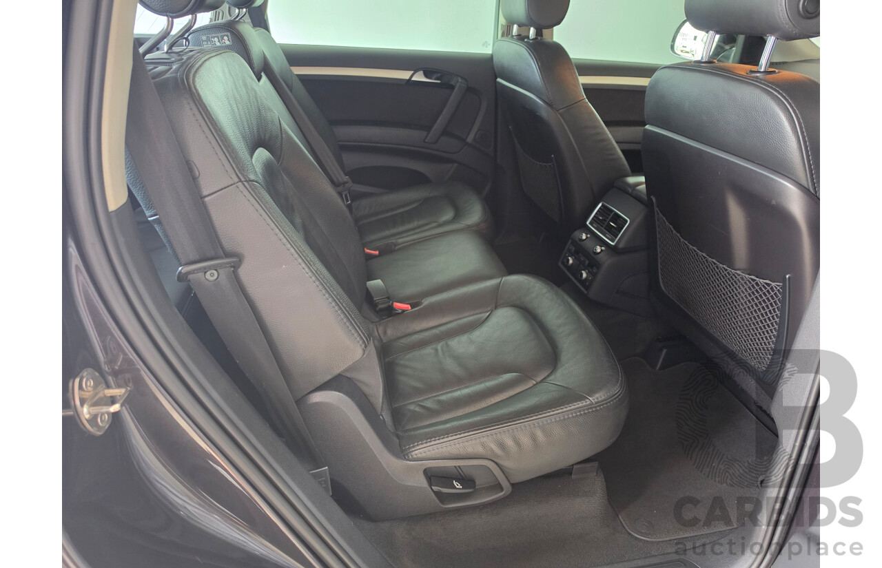 08/2010 Audi Q7 3.0 TDI Quattro S-Line MY10 upgrade 4d Wagon Lava Grey Metallic Turbo Diesel 3.0L - 7 Seater