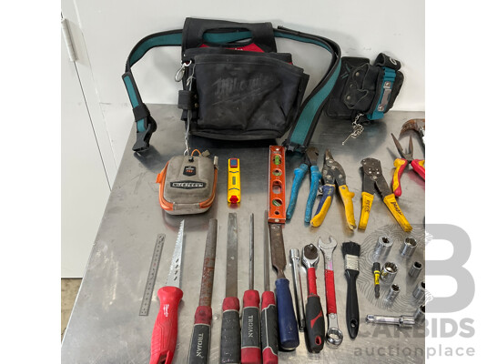 Assortment of Electrical Trade Tools & Accessories (Milwawkee, Trojan, Wiha)