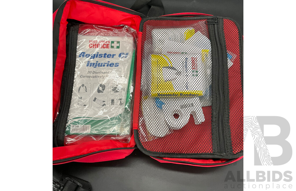 Assortment of First Aid Medical Kits and Supplies - LOT of 4