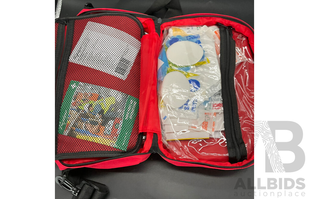 Assortment of First Aid Medical Kits and Supplies - LOT of 4