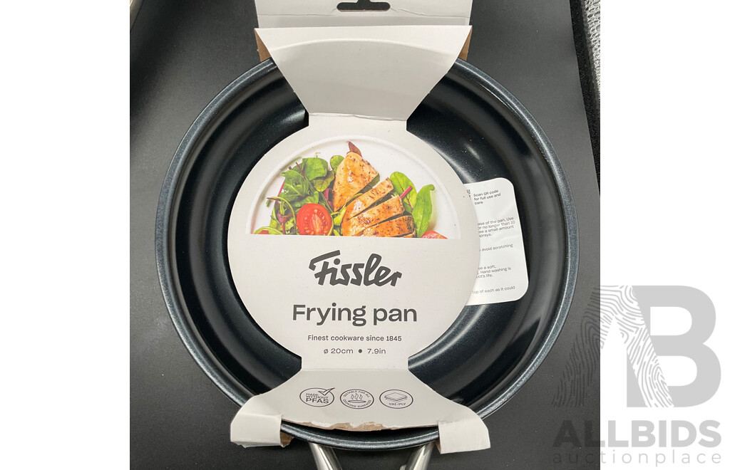 FISSLER Frying Pans - LOT of 4