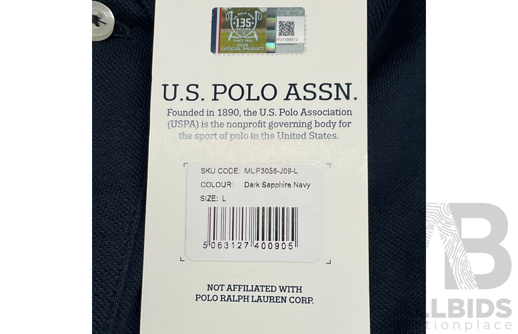 Assortment of Men's Clothing (EA7, U.S.POLO ASSN) - LOT of 5