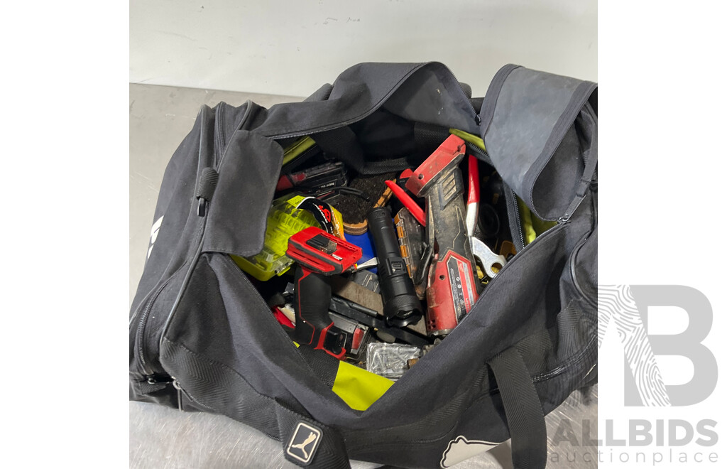 Assortment of Power Tools & Accessories (Ryobi, DeWalt, Milwawkee, Ozito)