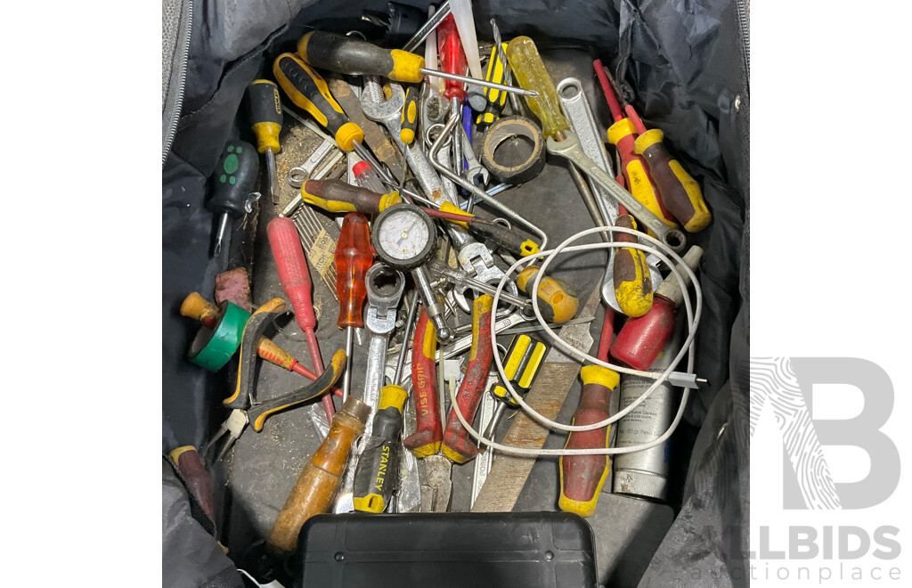Assortment of Power Tools & Accessories (Milwawkee, Makita, DeWalt)