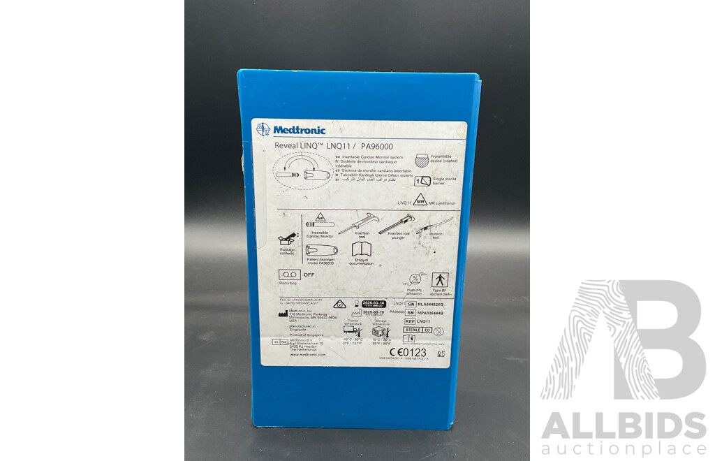 MEDTRONIC Reveal LINQ (LNQ11 / PA96000) Insertable Cardiac Monitor (ICM)
