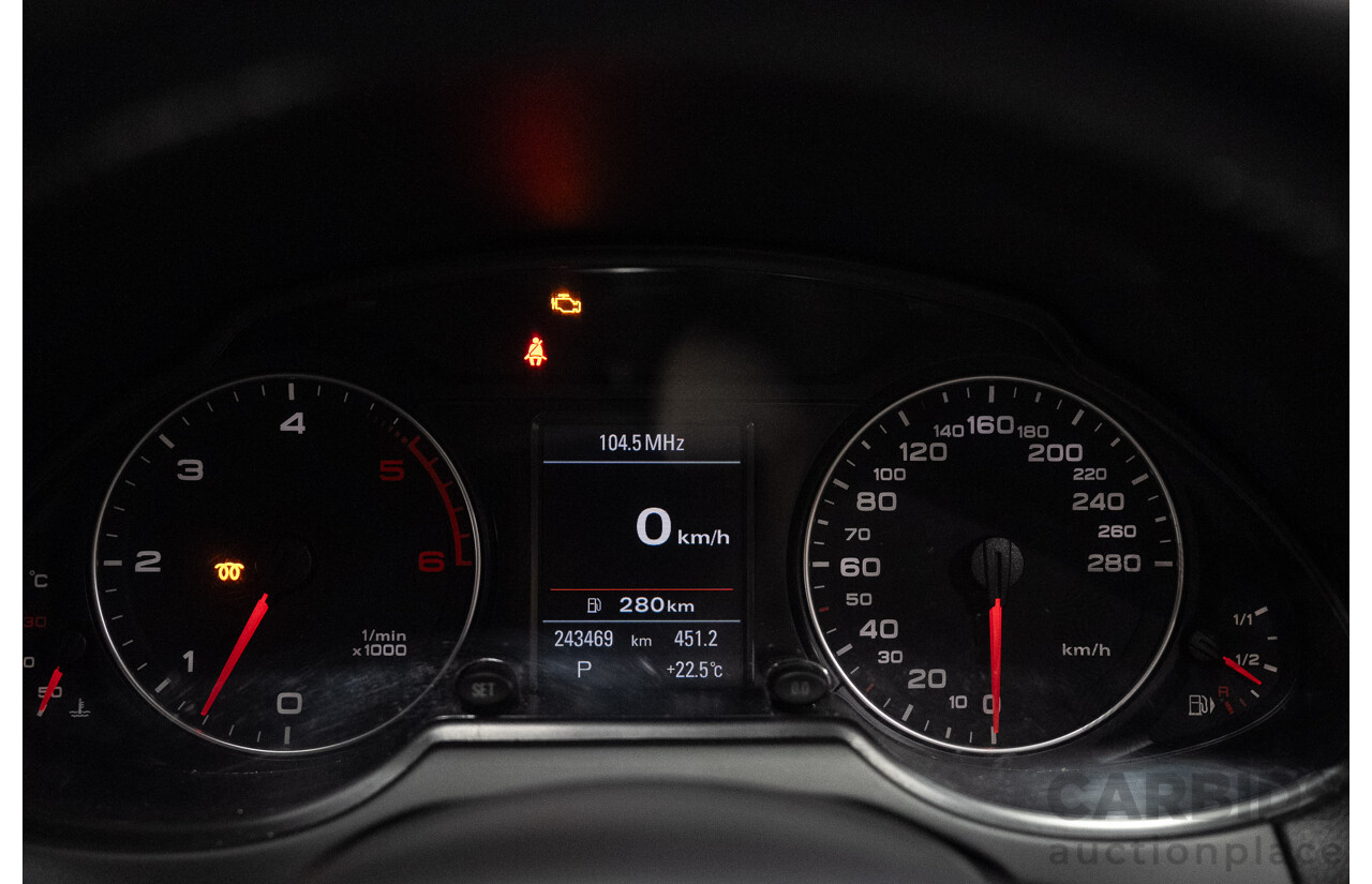 04/2010 Audi Q5 3.0 TDI Quattro AWD 8R MY10 4d Wagon Grey 3.0L