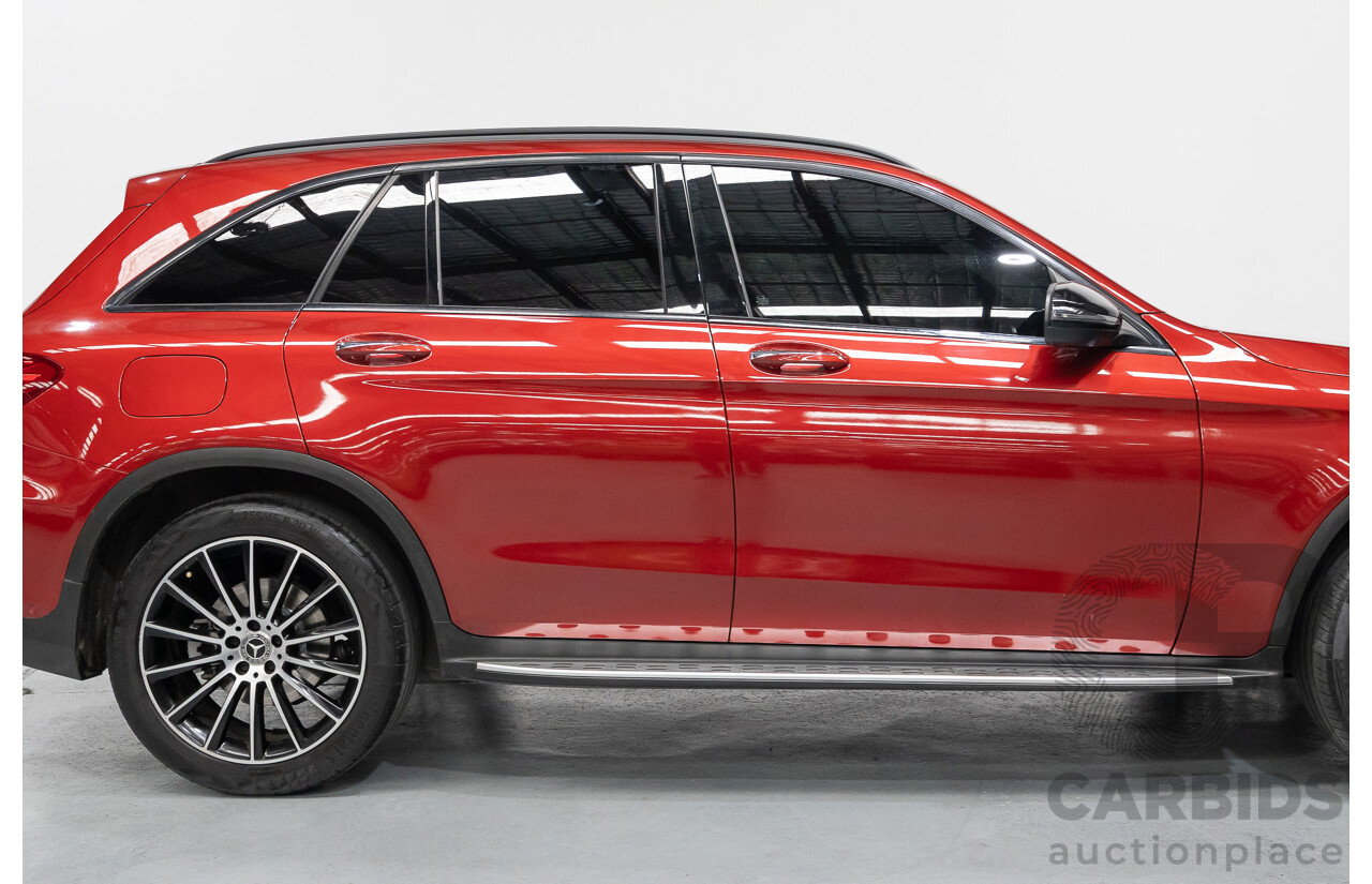 3/2019 Mercedes-Benz GLC 250 AMG Line (AWD) 253 MY19 4d Wagon Hyacinth Red Metallic Turbo 2.0L