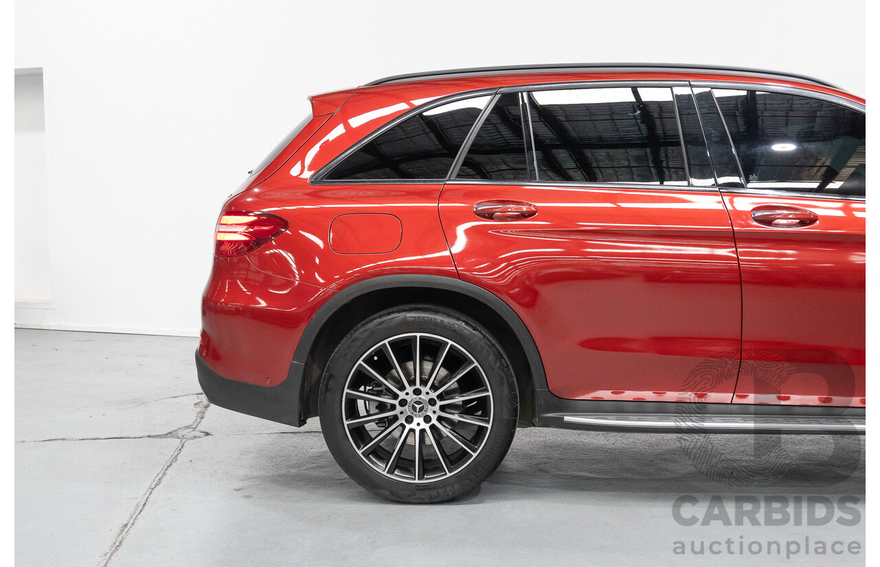 3/2019 Mercedes-Benz GLC 250 AMG Line (AWD) 253 MY19 4d Wagon Hyacinth Red Metallic Turbo 2.0L