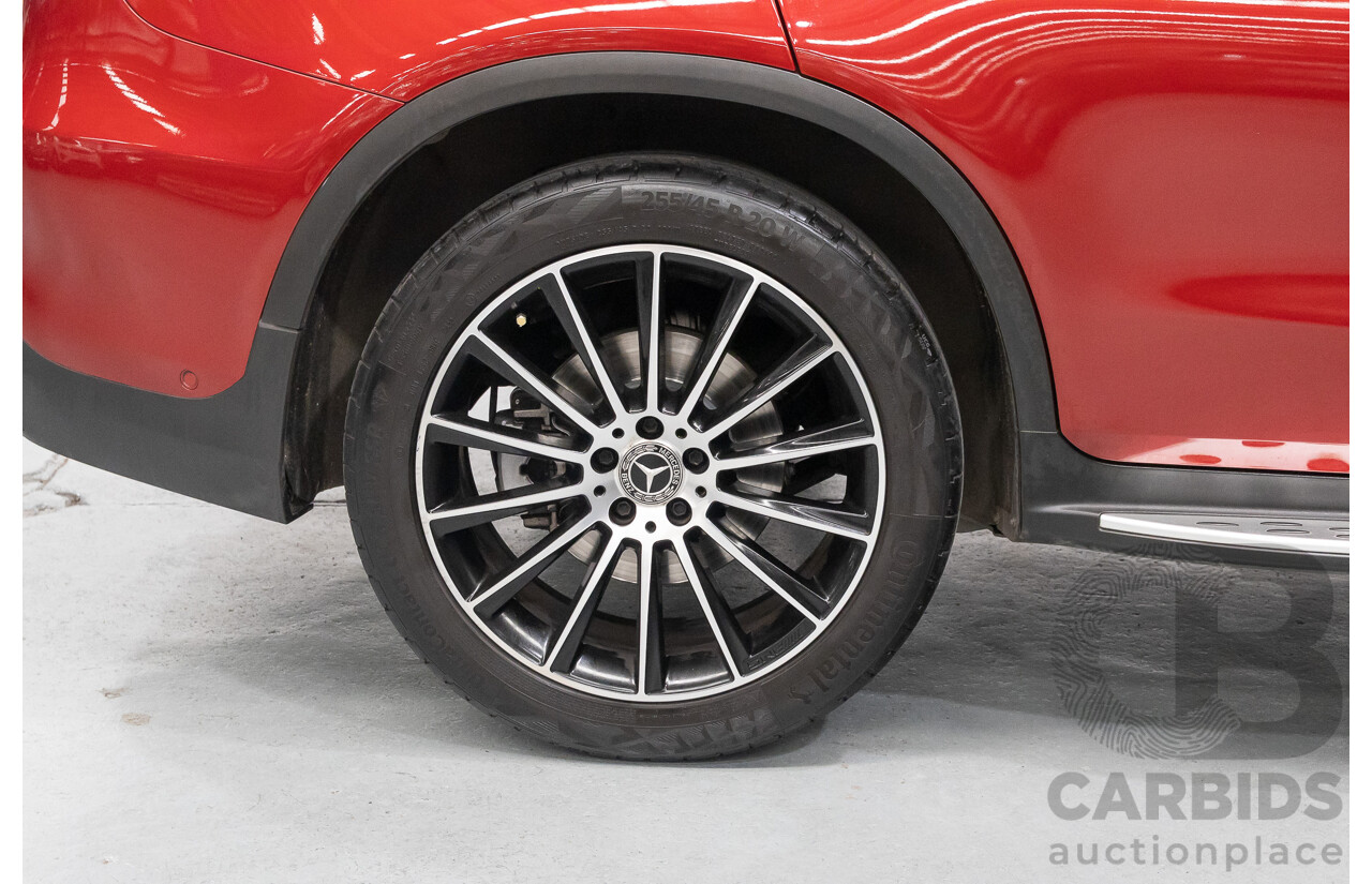 3/2019 Mercedes-Benz GLC 250 AMG Line (AWD) 253 MY19 4d Wagon Hyacinth Red Metallic Turbo 2.0L