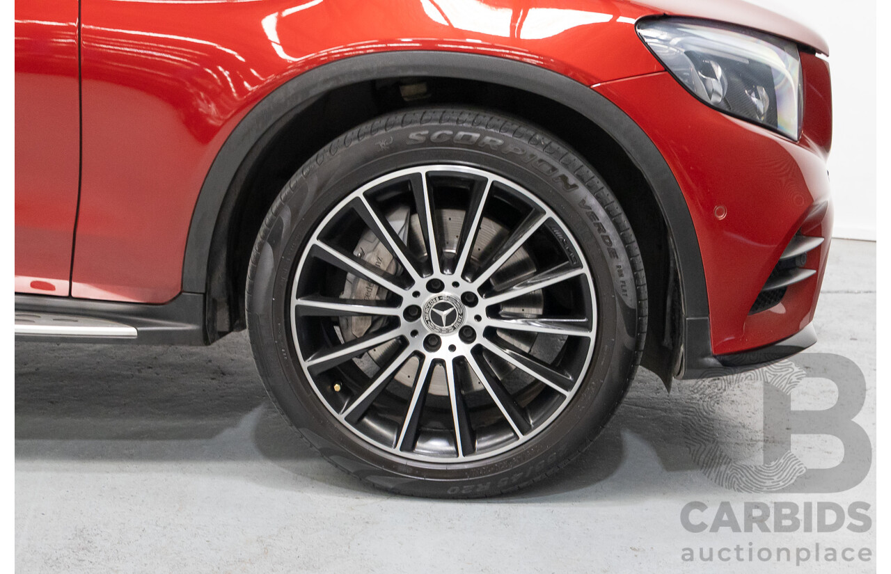 3/2019 Mercedes-Benz GLC 250 AMG Line (AWD) 253 MY19 4d Wagon Hyacinth Red Metallic Turbo 2.0L