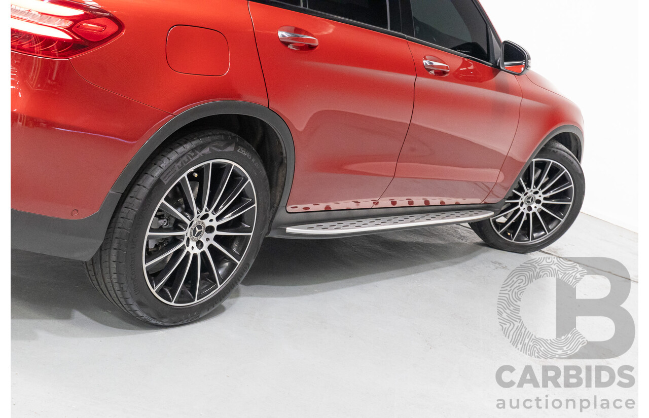 3/2019 Mercedes-Benz GLC 250 AMG Line (AWD) 253 MY19 4d Wagon Hyacinth Red Metallic Turbo 2.0L