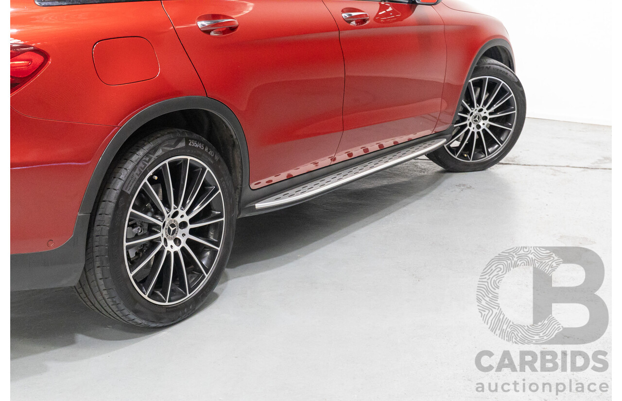 3/2019 Mercedes-Benz GLC 250 AMG Line (AWD) 253 MY19 4d Wagon Hyacinth Red Metallic Turbo 2.0L