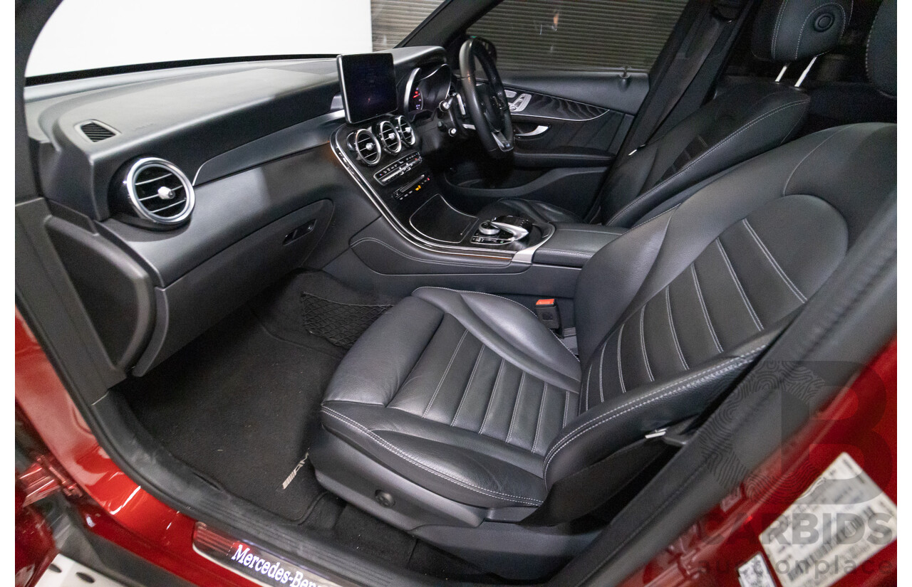 3/2019 Mercedes-Benz GLC 250 AMG Line (AWD) 253 MY19 4d Wagon Hyacinth Red Metallic Turbo 2.0L